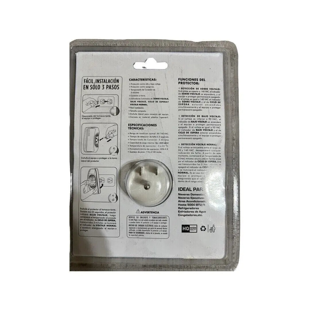 Tekdeals US Voltage Protector Surge Home Refrigerator Appliance Power Outlets Socket 120V