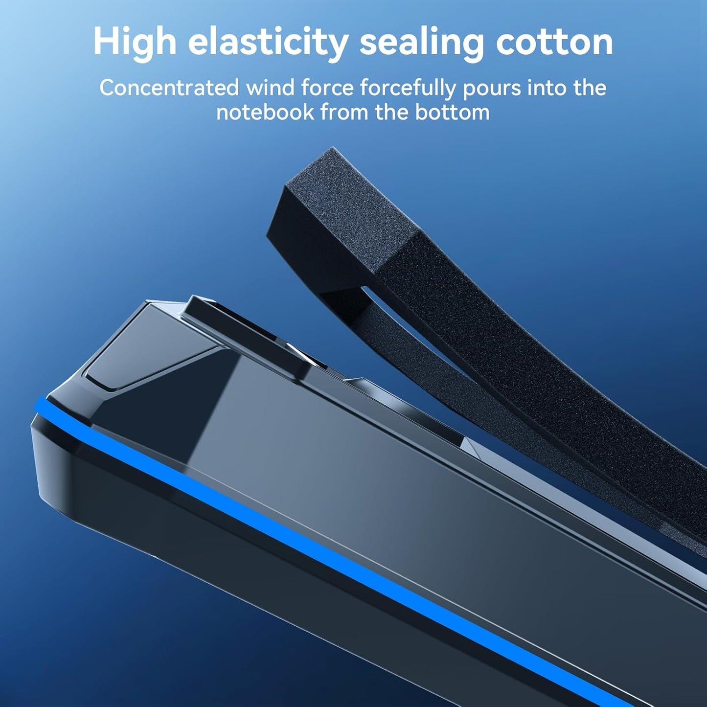 Ultimate Gaming Laptop Cooling Pad with Turbo Fan, RGB Lighting, and Adjustable Heights for Enhanced Performance