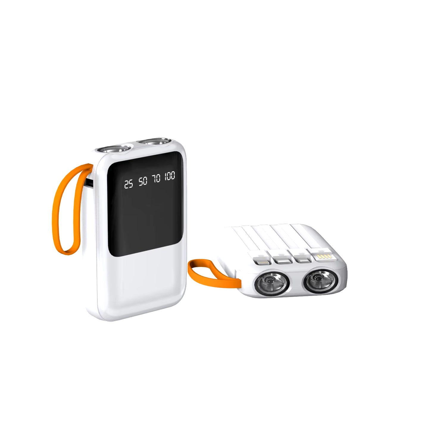 4-in-1 Mini Power Bank - Fast Charging Solution for iPhone and Xiaomi, Ideal for Portable Use