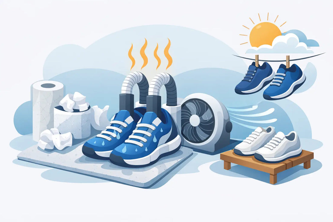 How to Dry Shoes Fast Without Ruining Them