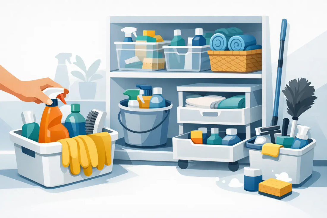 How to Organize Cleaning Supplies Fast