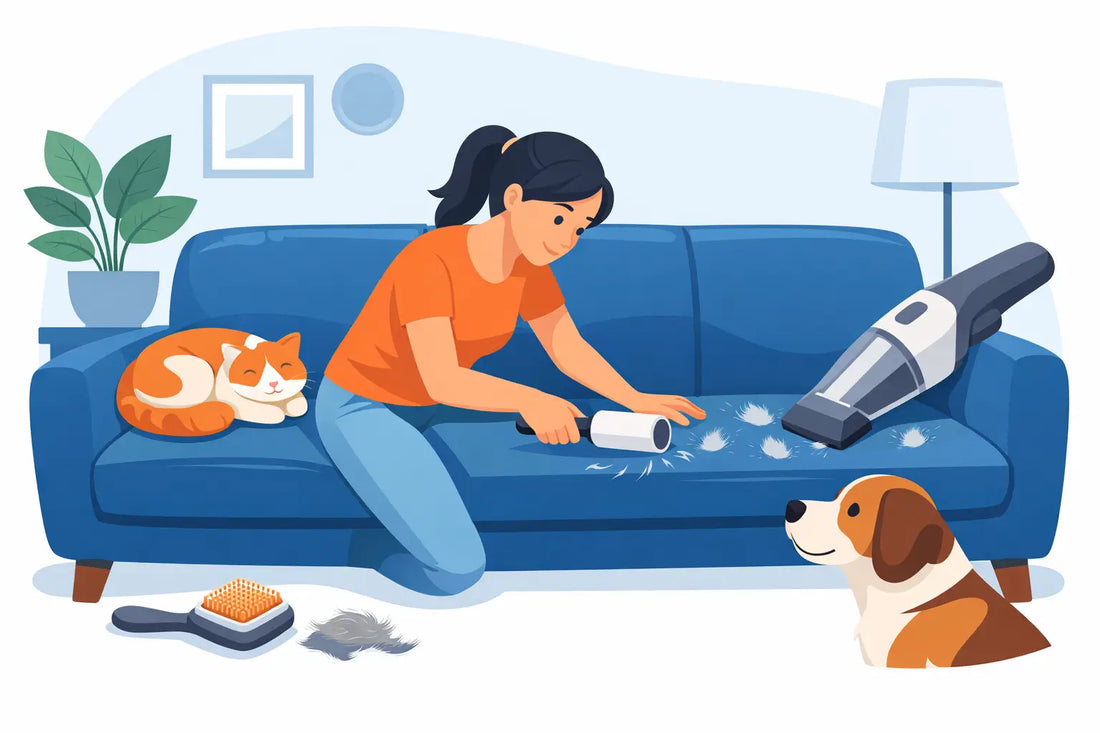 How to Remove Pet Hair From Couch Fast