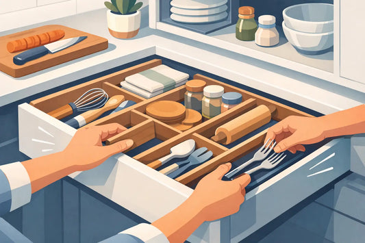 How to Organize Kitchen Drawers Fast