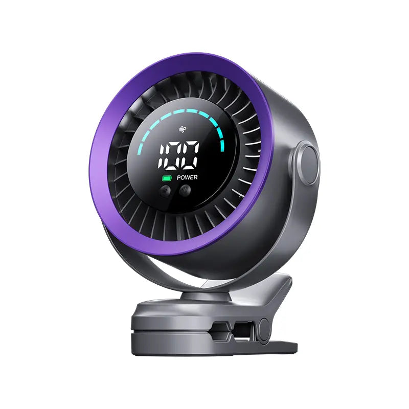 Portable rechargeable clip fan by SmartnSave