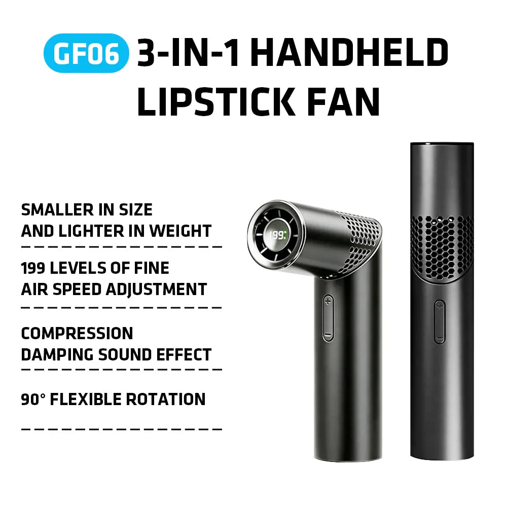 Portable fan for commuting office and outdoor activities