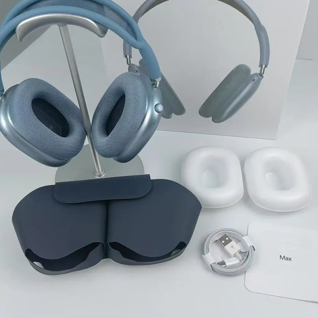 Portable Foldable Over-Ear Wireless Headphones - Bluetooth ANC Noise Cancelling Sports Audio Headset for Phones & Electronics