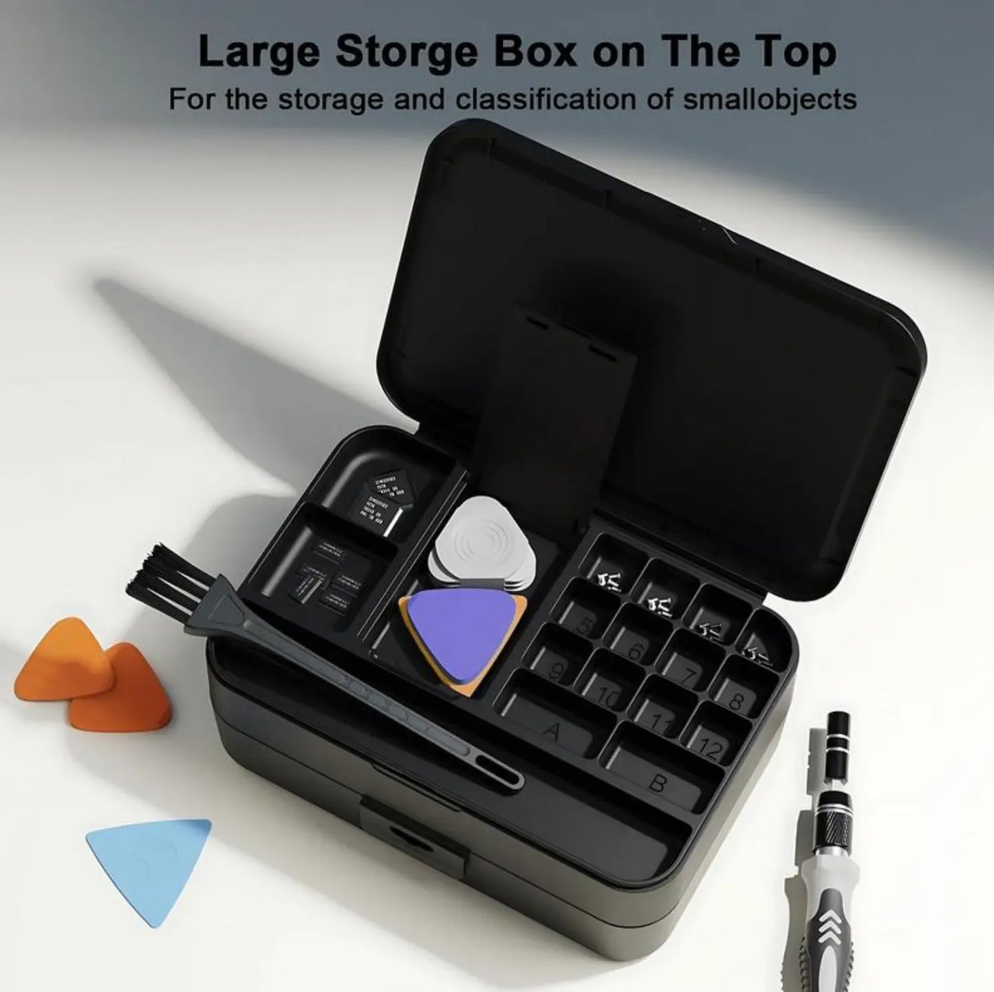 【Tiktokshopholidayhaul】132 in 1 Precision Screwdriver Hardware Set, Magnetic Screwdriver Tool Set with 108Pcs Bits, Multipurpose Screwdriver Tool Kit for Repairing Phone, Heavy Duty Industrial Tools, Precision Ratchet Screwdriver