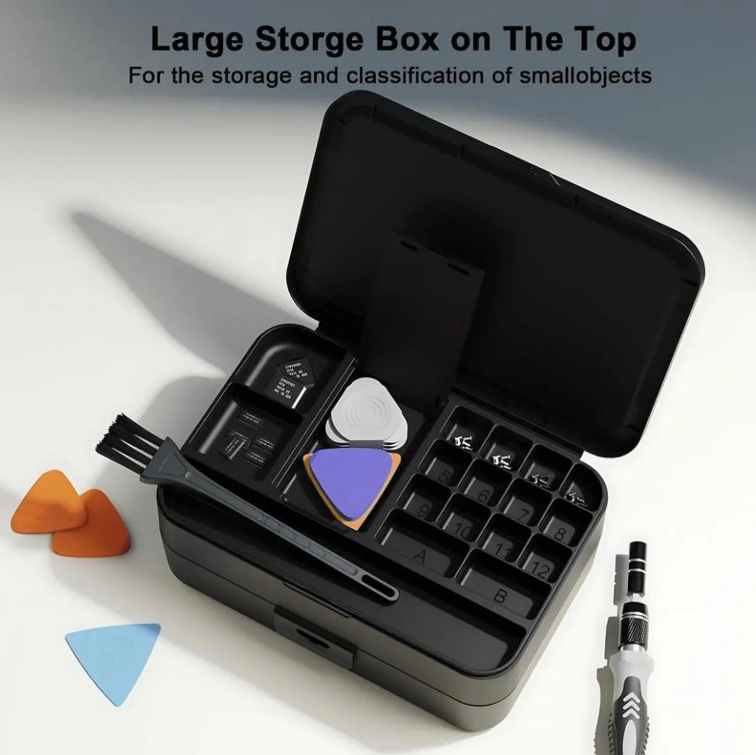 【Tiktokshopholidayhaul】132 in 1 Precision Screwdriver Hardware Set, Magnetic Screwdriver Tool Set with 108Pcs Bits, Multipurpose Screwdriver Tool Kit for Repairing Phone, Heavy Duty Industrial Tools, Precision Ratchet Screwdriver