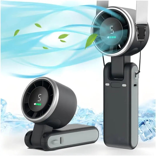 Portable rechargeable turbo fan for travel and everyday cooling