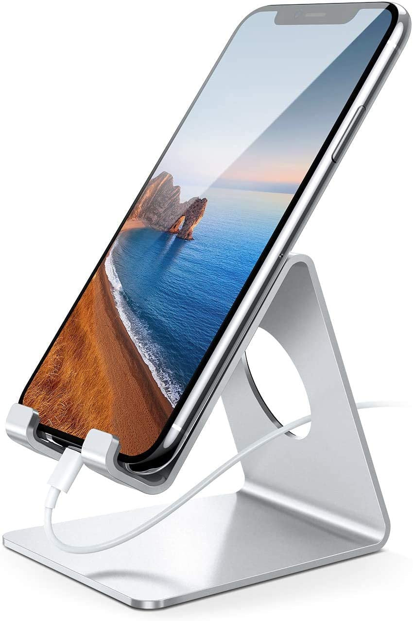 Stylish Cell Phone Stand for Enhanced Desk Organization - Compatible with All Smartphones