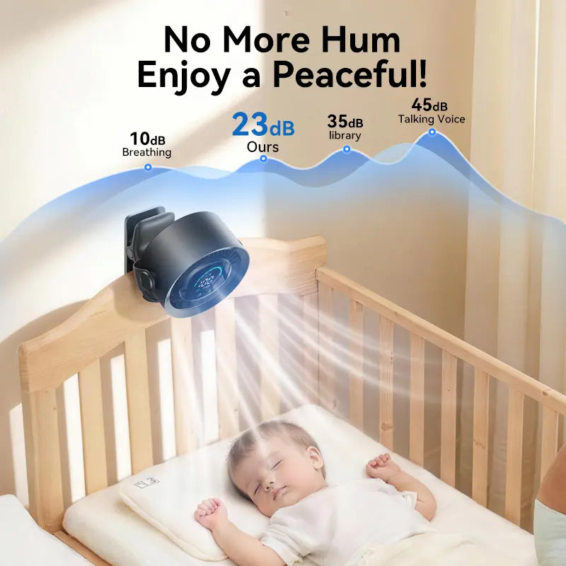 Clip-on travel fan for personal cooling