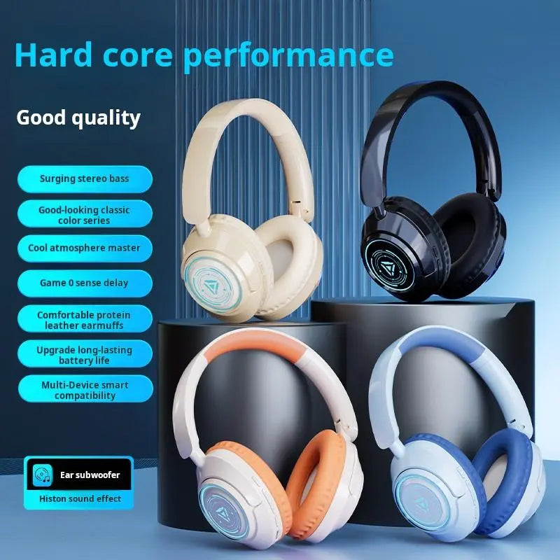 Wireless E-Sports Foldable Bluetooth Headphones over Ear, Wireless Headset for Gaming, Phones, Computers, Electronics Audio Headphone