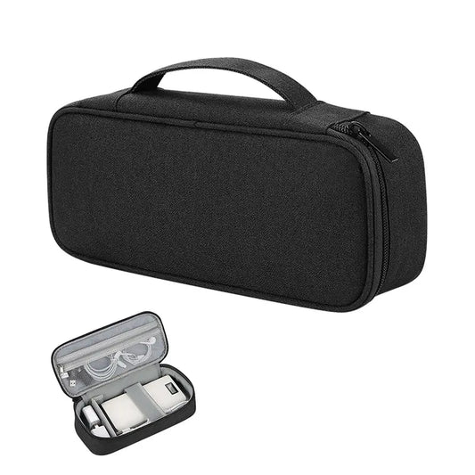 Travel Electronics Organizer Bag, Portable Carrying Case for Cables, Charger and Cords, Power Bank, Tech Accessories & Hard Drive, Travel Accessories, Durable Pouch