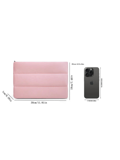 1PC Women'S Multifunctional Neoprene Travel Bag, Lightweight Shockproof Organizer for Cosmetics & Electronics