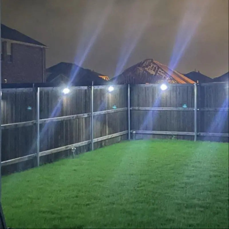 140-LED Solar Security Lights for Outdoor Use, 270° Wide-Angle Waterproof Solar-Powered Durable Wall Lights with 3 Modes, Ideal for Garden, Fence, Door and Yard