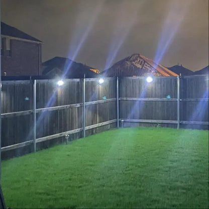 140-LED Solar Security Lights for Outdoor Use, 270° Wide-Angle Waterproof Solar-Powered Durable Wall Lights with 3 Modes, Ideal for Garden, Fence, Door and Yard