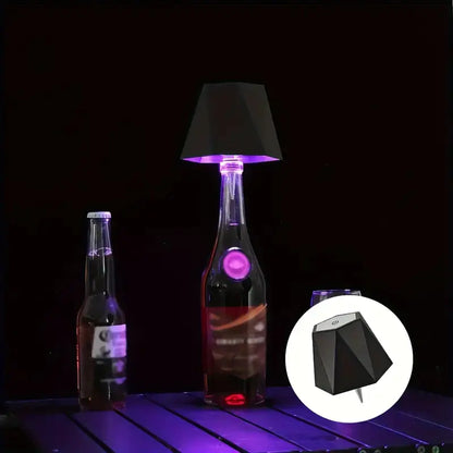 Diamond Style Cordless Touch Lamp with USB Rechargeable Feature, RGB and Dual Color Modes, Stepless Dimming, Ideal for Bedroom, Living Room, Bar, and Restaurant Use.