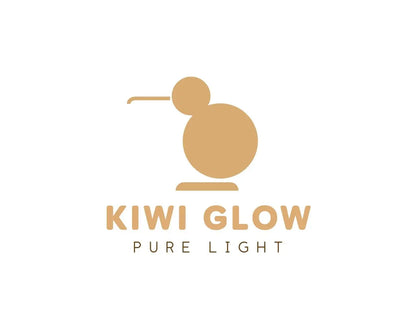Kiwi Glow Wireless Brass Finish Desk Lamp with Umbrella Shade and USB-C Charging