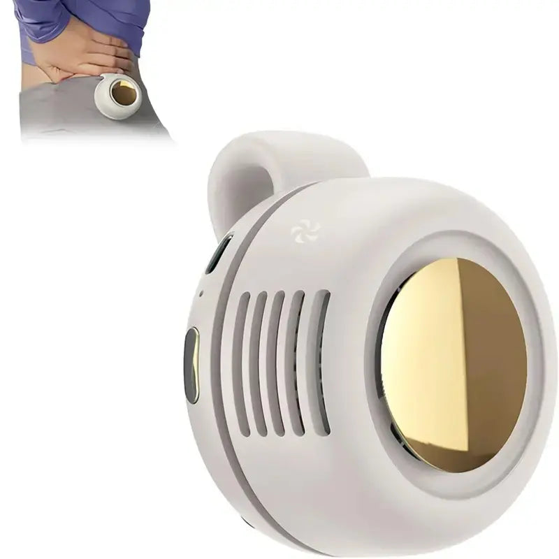 Westdeer Portable Silent Mini Bladeless Electric Fan - Adjustable 3-Speed Waist Fan, Rechargeable Handheld Turbo Fan for Outdoor Travel and Personal Use, Ideal Gift for Father's Day