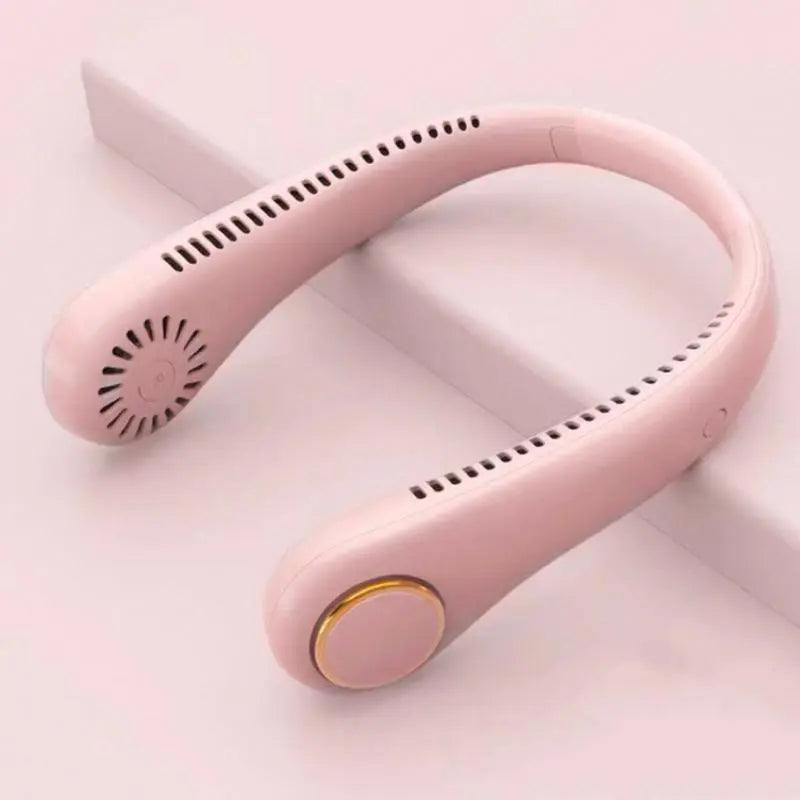 Rechargeable wearable fan for hands-free cooling