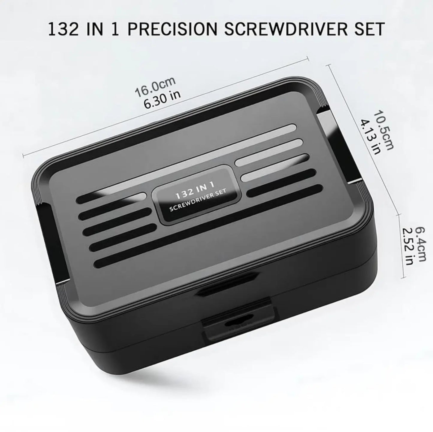 【Tiktokshopholidayhaul】132 in 1 Precision Screwdriver Hardware Set, Magnetic Screwdriver Tool Set with 108Pcs Bits, Multipurpose Screwdriver Tool Kit for Repairing Phone, Heavy Duty Industrial Tools, Precision Ratchet Screwdriver