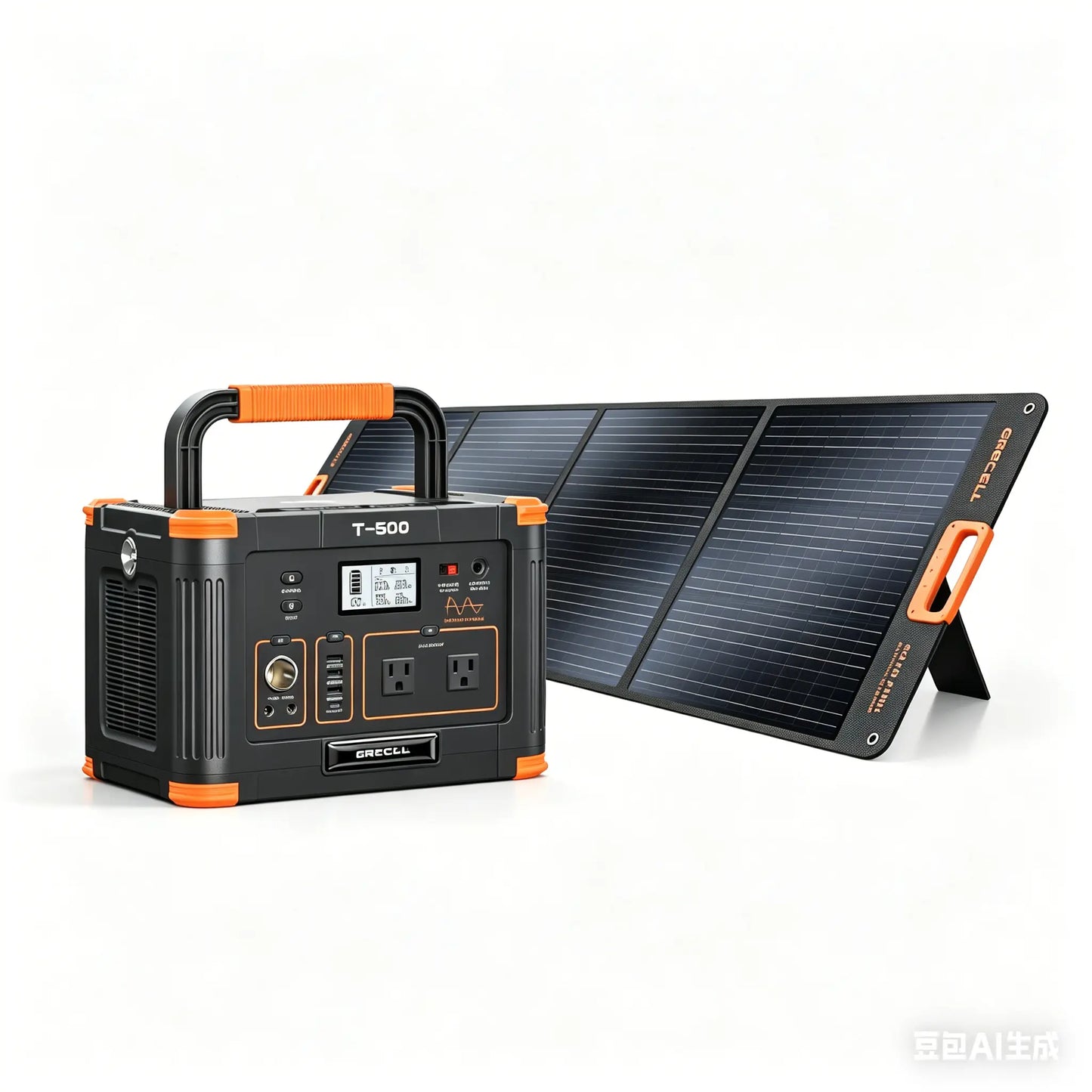 EBL 500W Portable Power Station, 444Wh Solar Generator for Outdoor Camping, RV Trip, Home Blackout Emergency Backup, 100% Pure Sine Wave Mobile Lithium Battery Pack (Solar Panel Optional)