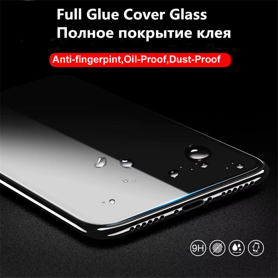 Upgrade Your Redmi Note 13 Pro with Our 6-in-1 Full Cover Tempered Glass Screen Protector! 📱✨
