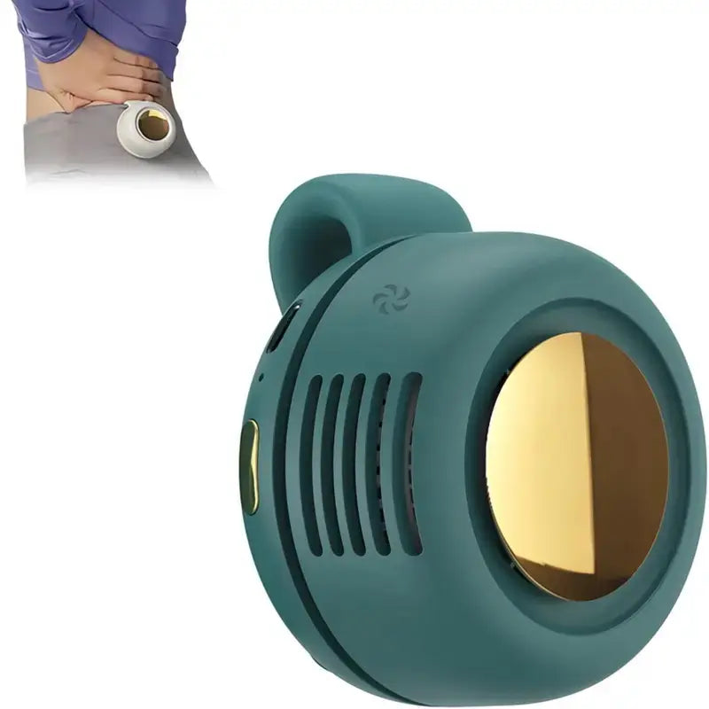 Westdeer Portable Silent Mini Bladeless Electric Fan - Adjustable 3-Speed Waist Fan, Rechargeable Handheld Turbo Fan for Outdoor Travel and Personal Use, Ideal Gift for Father's Day