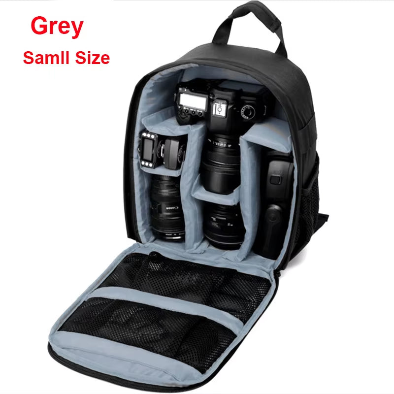 Stay Ready for Adventure with Our Waterproof DSLR Backpack - Perfect for Nikon & Canon Lovers! 📸🌧️ #CameraGear #PhotographyEssentials