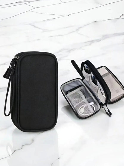Digital Accessories Storage Bag, Electronics Travel Organizer, Compartments for Cables, Phone Cases, Wallets, Jewelry, Travel Organizer Bags