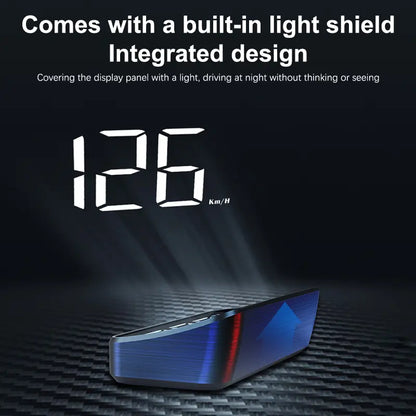 Car Speedometer HUD GPS Head up Display Digital Speed Meter Windshield Projector for Vehicles Auto Electronics Accessories