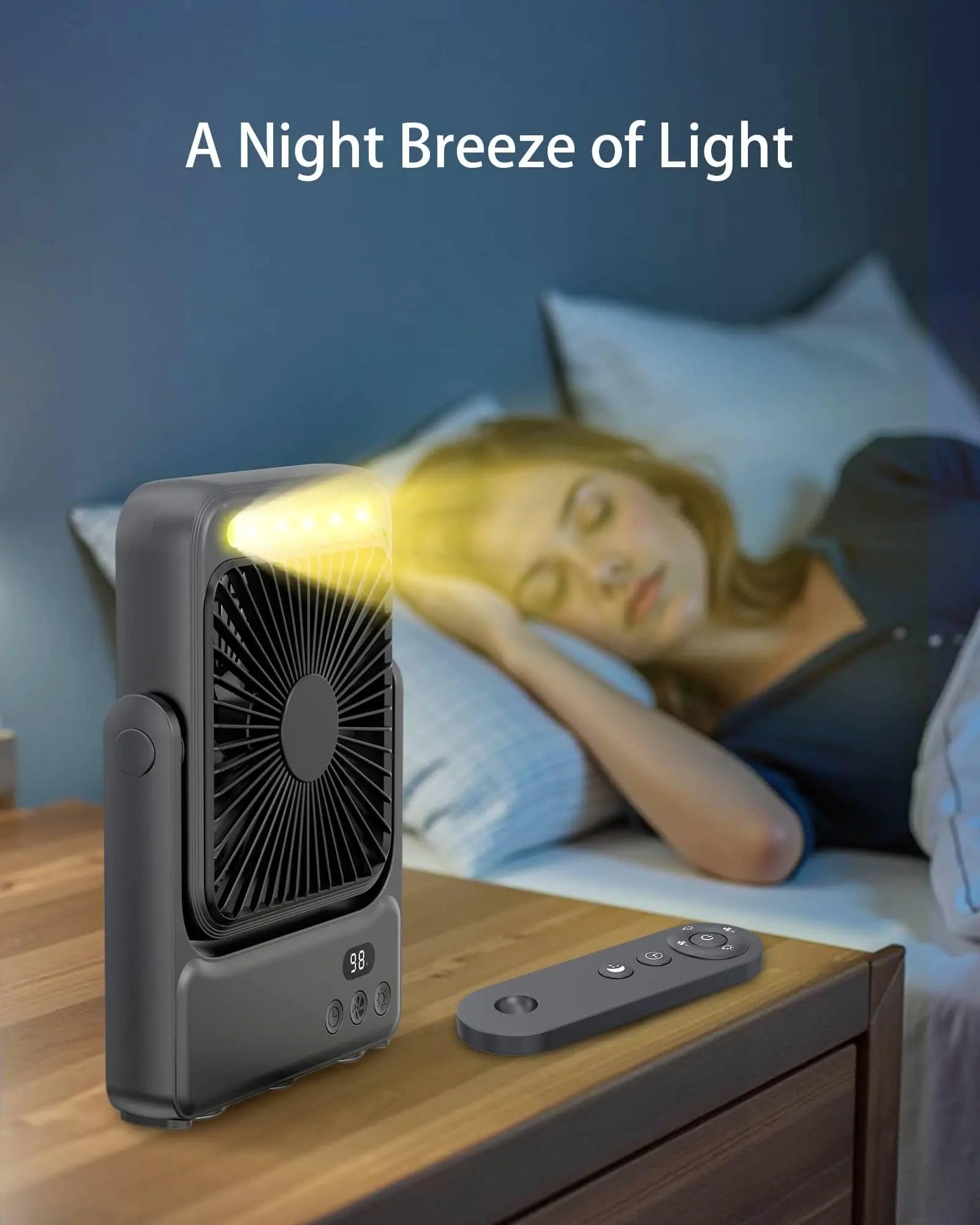 Rechargeable fan for travel and home use