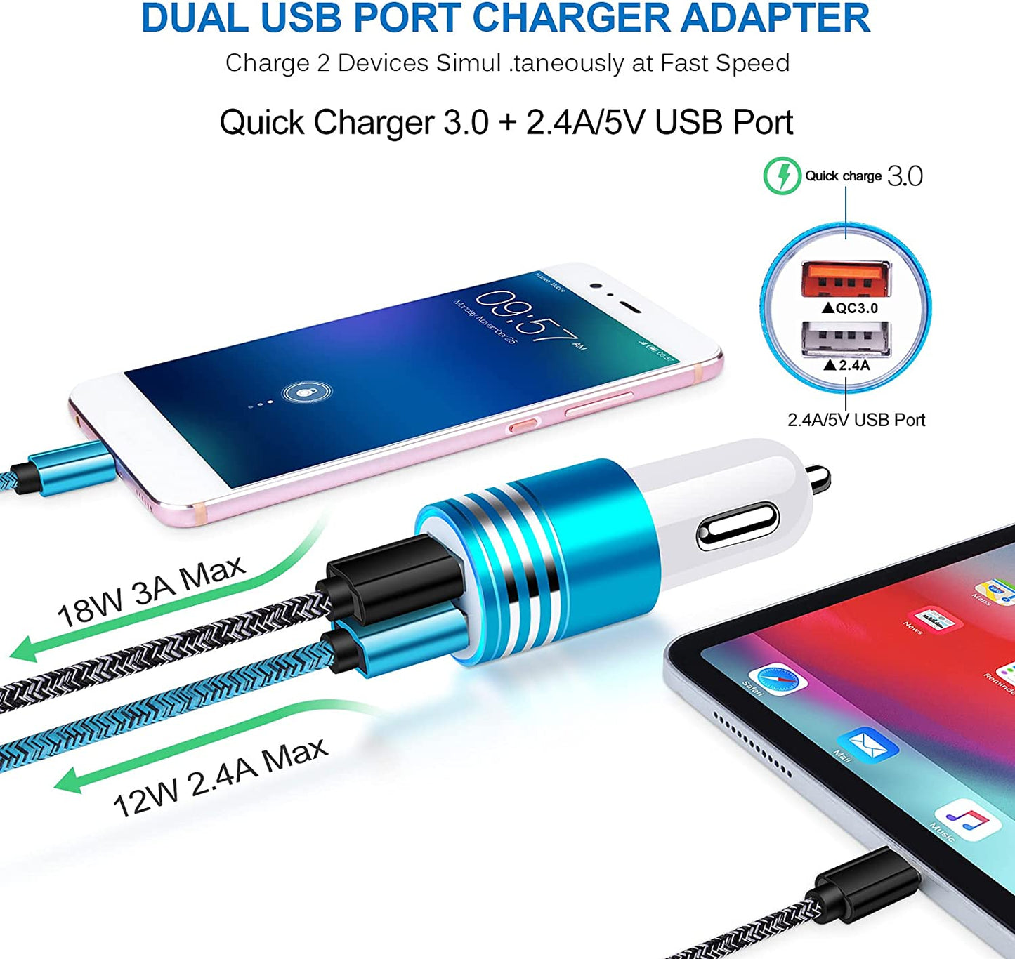 Rev up your charging game! ⚡️ Get the Quick Charge 3.0 Fast Charger for your Samsung Galaxy devices, complete with a 3FT & 6FT USB C cable! Perfect for home or on-the-go! 🚗🔌 #FastCharging #SamsungAccessories