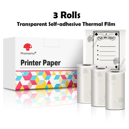 Portable Mini Thermal Printer T02 - Your Ideal Companion for DIY Sticker Labeling and Creative Projects