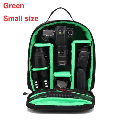Stay Ready for Adventure with Our Waterproof DSLR Backpack - Perfect for Nikon & Canon Lovers! 📸🌧️ #CameraGear #PhotographyEssentials