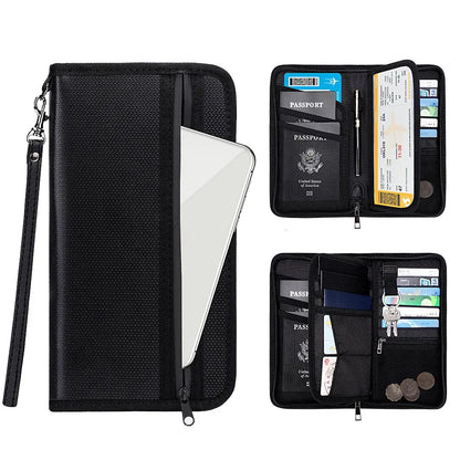 Multi-Pocket Fireproof Fireproof Faraday Privacy Bag, 1 Count EMP & RFID Blocking Bag, Anti-Tracking & Fireproof Key Fob Protector for Phones