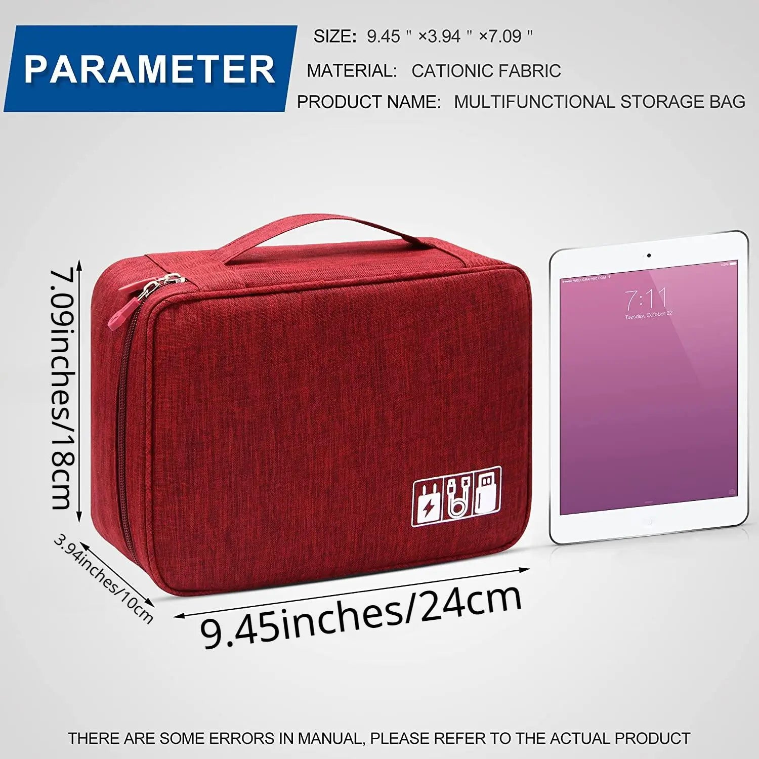 Cable organizer pouch