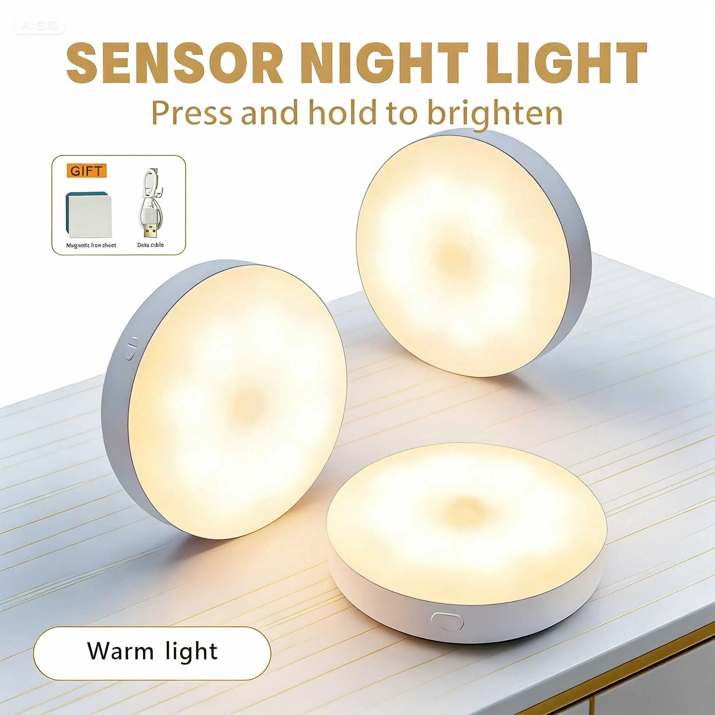 Wireless cabinet light
