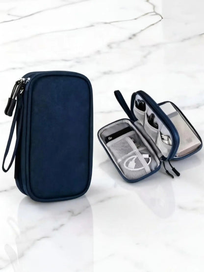 Digital Accessories Storage Bag, Electronics Travel Organizer, Compartments for Cables, Phone Cases, Wallets, Jewelry, Travel Organizer Bags