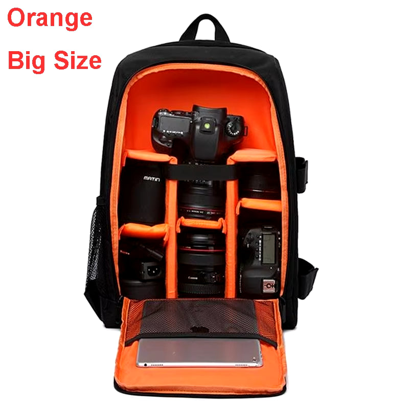 Stay Ready for Adventure with Our Waterproof DSLR Backpack - Perfect for Nikon & Canon Lovers! 📸🌧️ #CameraGear #PhotographyEssentials