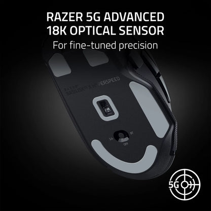 Basilisk V3 X Hyperspeed Wireless Gaming Mouse with RGB Chroma and Sleek Black Design