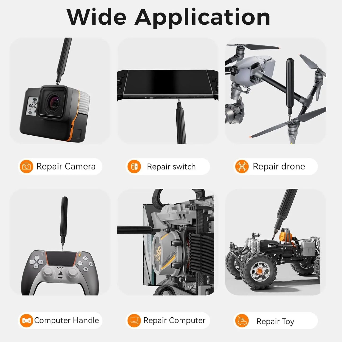 【Fathersdaygift】Vmyth 31-In-1 Precision Screwdriver Set, Magnetic S2 Steel Torx Bit Kit for Electronics Repair, Mini Portable Small Screwdriver for Iphone, Laptop, PS5, Switch ,Tool Kit Set Sethome Repair Tool Box Summervibes