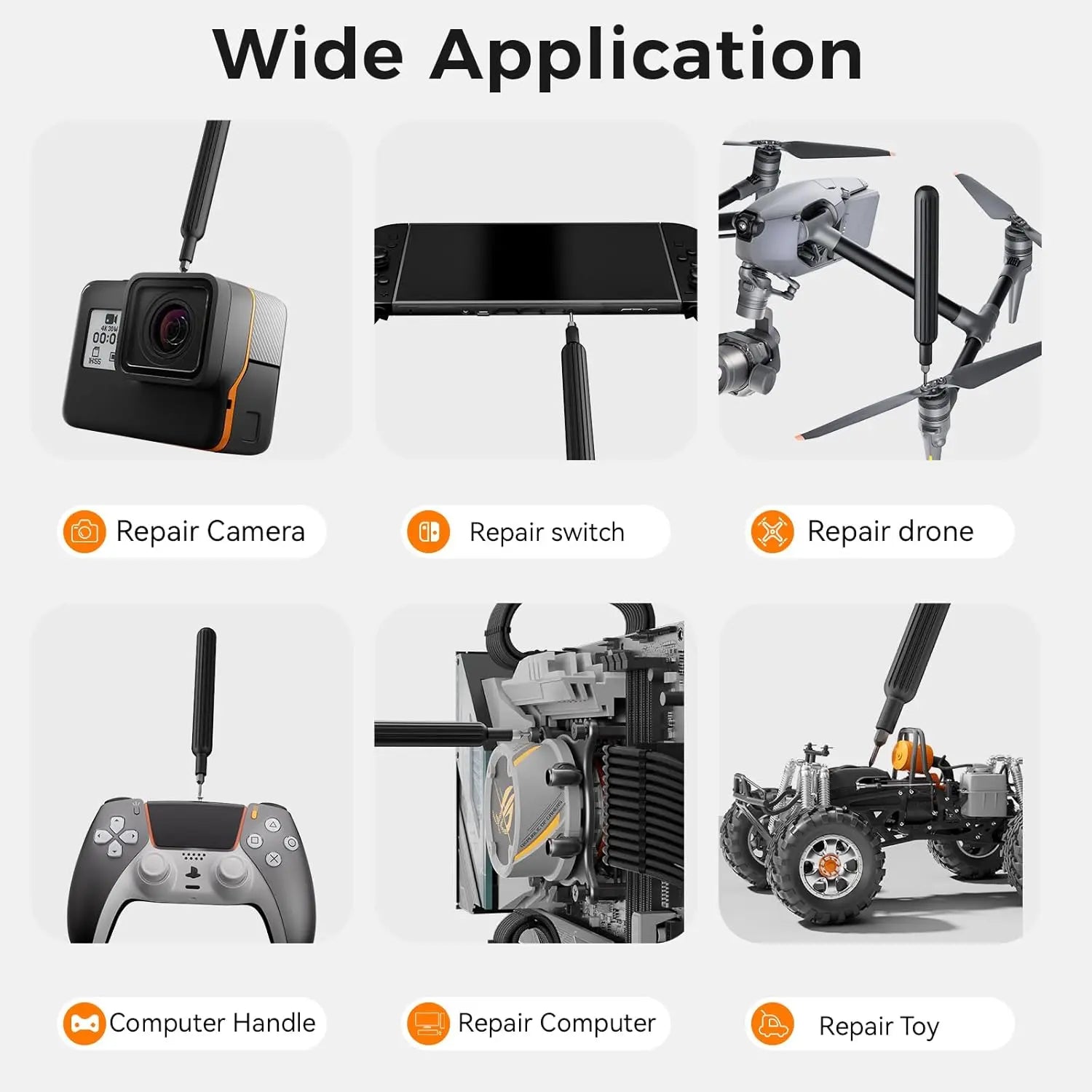 【Fathersdaygift】Vmyth 31-In-1 Precision Screwdriver Set, Magnetic S2 Steel Torx Bit Kit for Electronics Repair, Mini Portable Small Screwdriver for Iphone, Laptop, PS5, Switch ,Tool Kit Set Sethome Repair Tool Box Summervibes