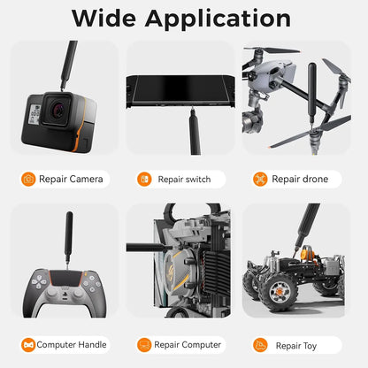 【Fathersdaygift】Vmyth 31-In-1 Precision Screwdriver Set, Magnetic S2 Steel Torx Bit Kit for Electronics Repair, Mini Portable Small Screwdriver for Iphone, Laptop, PS5, Switch ,Tool Kit Set Sethome Repair Tool Box Summervibes