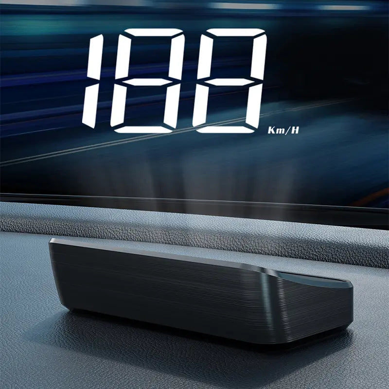 Car Speedometer HUD GPS Head up Display Digital Speed Meter Windshield Projector for Vehicles Auto Electronics Accessories
