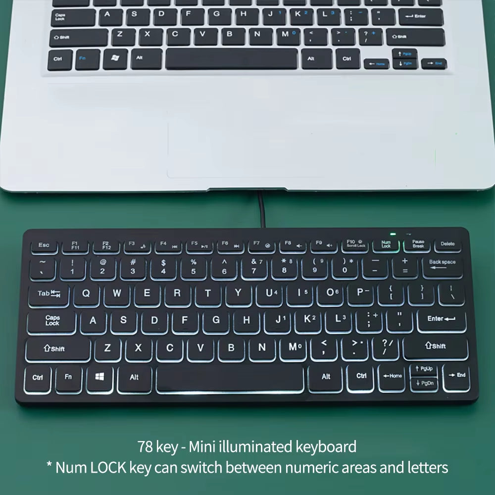 Compact & Convenient: The Ultimate Mini Wired Keyboard for Your Laptop! 🖥️✨ #TechEssentials #KeyboardGoals