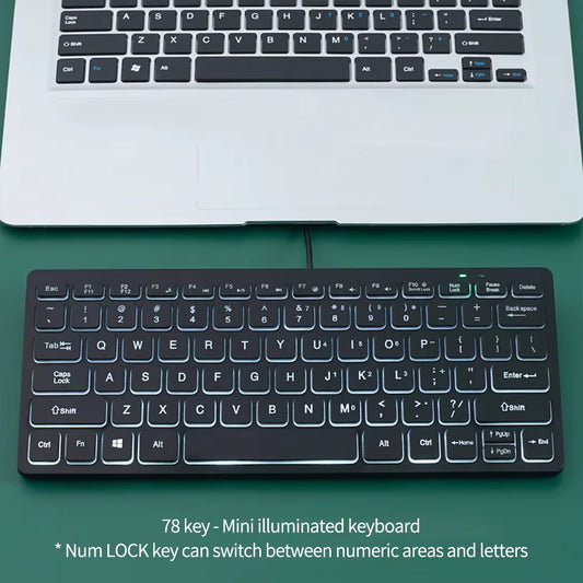 Compact & Convenient: The Ultimate Mini Wired Keyboard for Your Laptop! 🖥️✨ #TechEssentials #KeyboardGoals