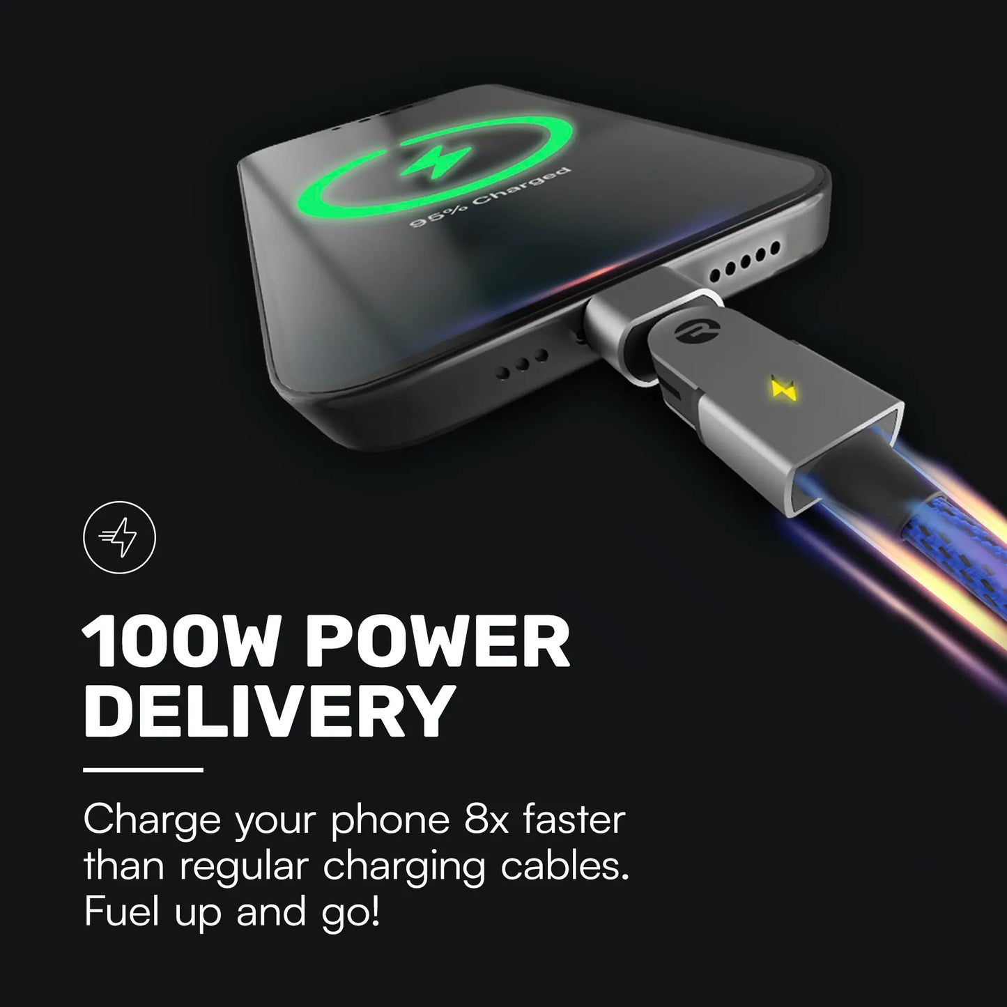 Magic Spin Cable - Fast Charging Cable for Mobile Phones and Electronics