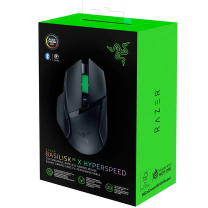 Basilisk V3 X Hyperspeed Wireless Gaming Mouse with RGB Chroma and Sleek Black Design