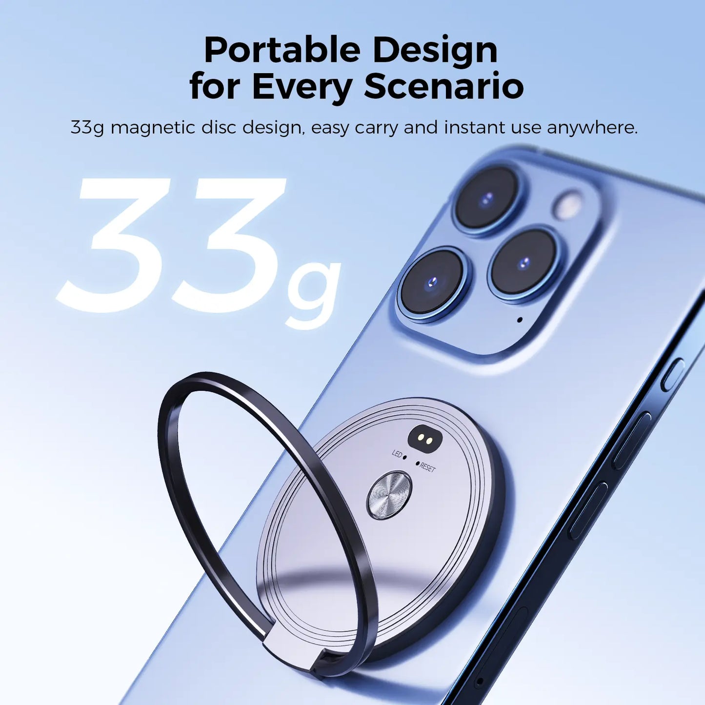 Boean 3-In-1 Portable Al Voice Translator-Support 100+ Language Smarter, Real-Time Translation, Cross-App Translation, Phone Holder, Cross App Translation, Audio Recording, GPT-5